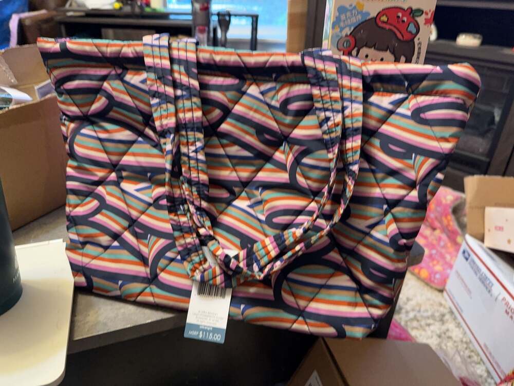 Vera Bradley Ultralight Quilted Tote Bag